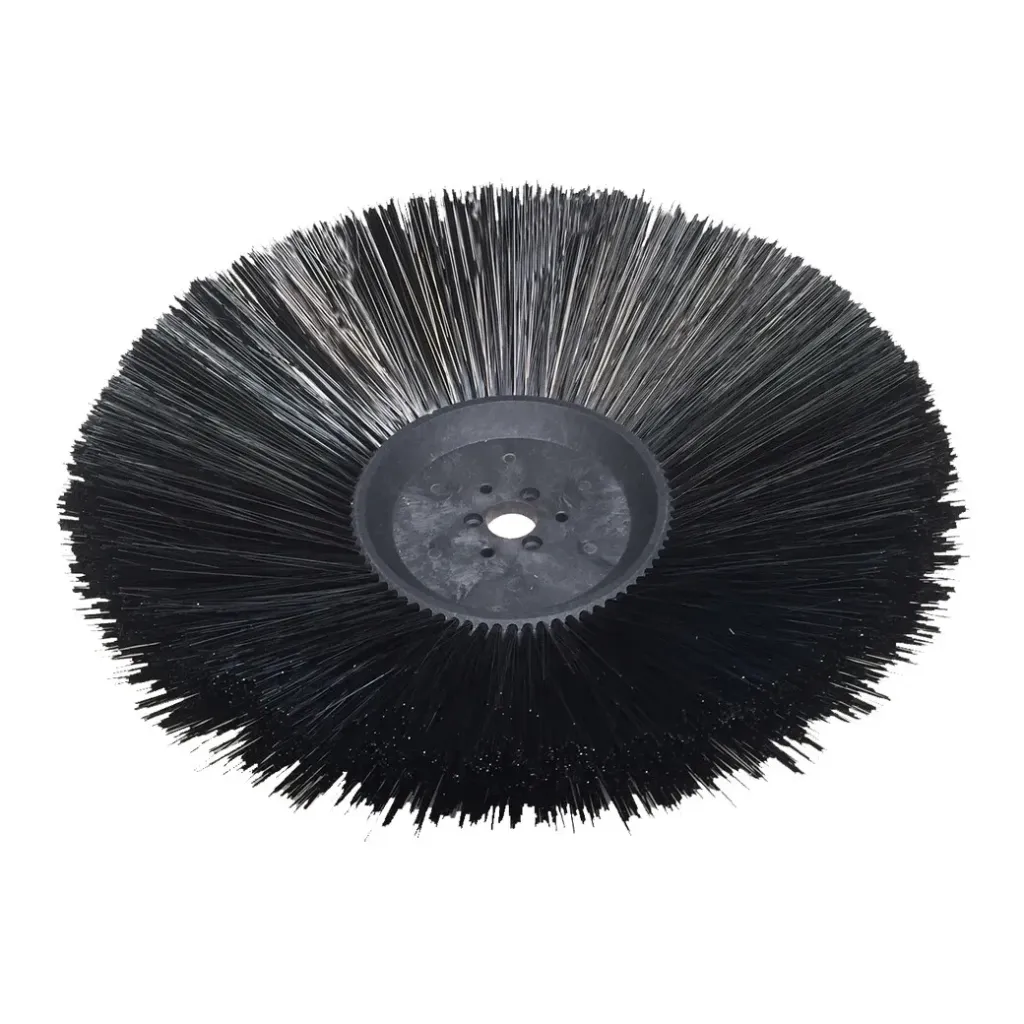 [080.060] Brosse latérale, Ø 47,5cm, avec brosse PP 0.8 + acier 0.8, 3 rangées