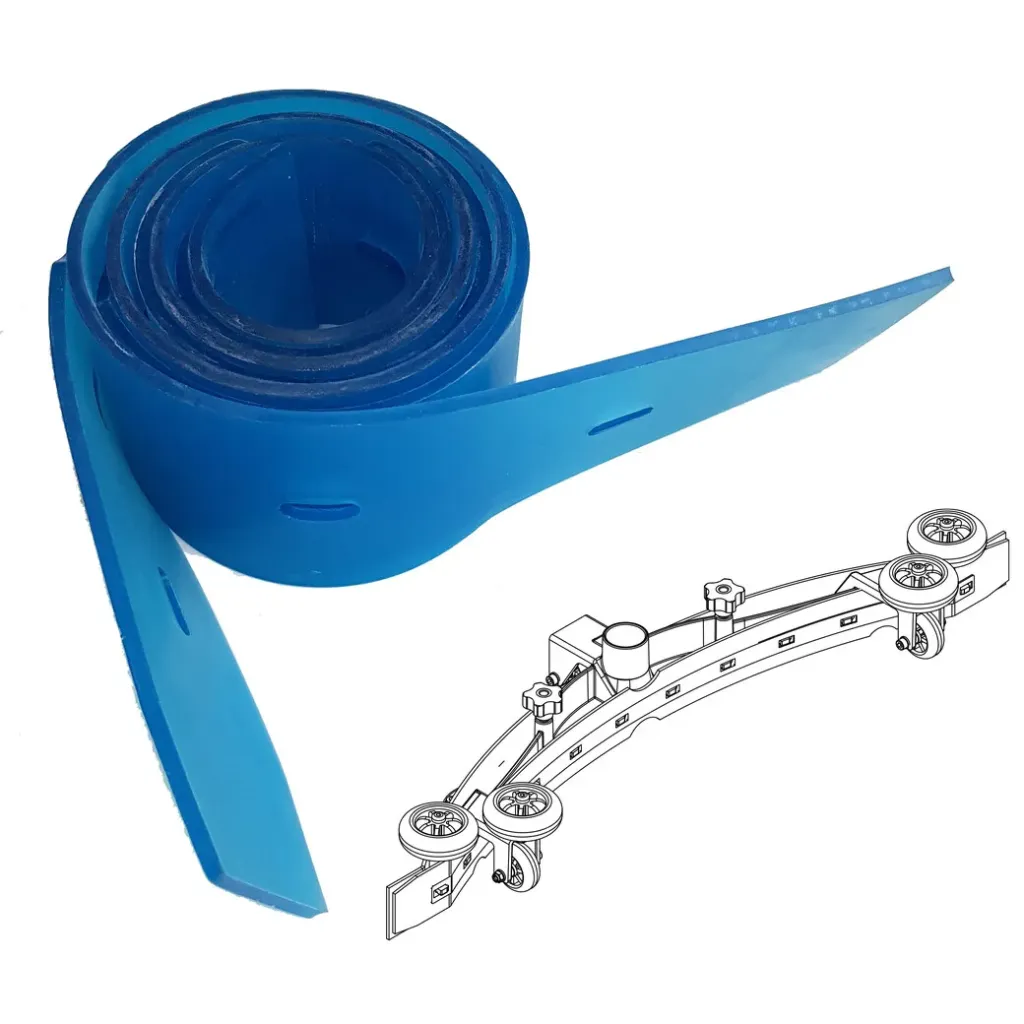 Set lamelles, résistant à l'huile et graisse (suceur concave) RA 431/435/501