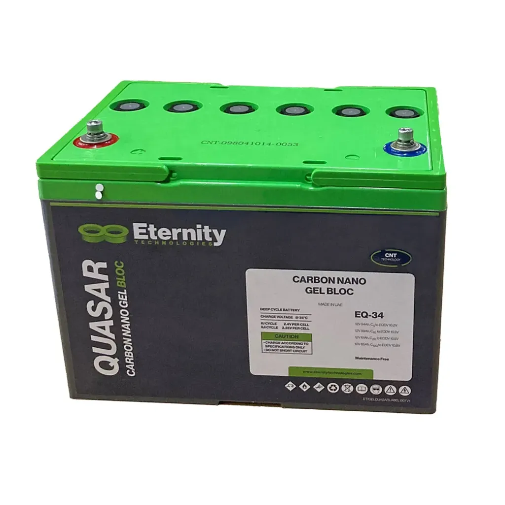 Batterie gel 12V 54Ah C5, Eternity RA 395