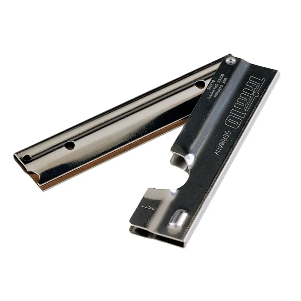 [905.125] Unger - TRIM 10+1, Grattoir à vitres en inox avec 10 lames