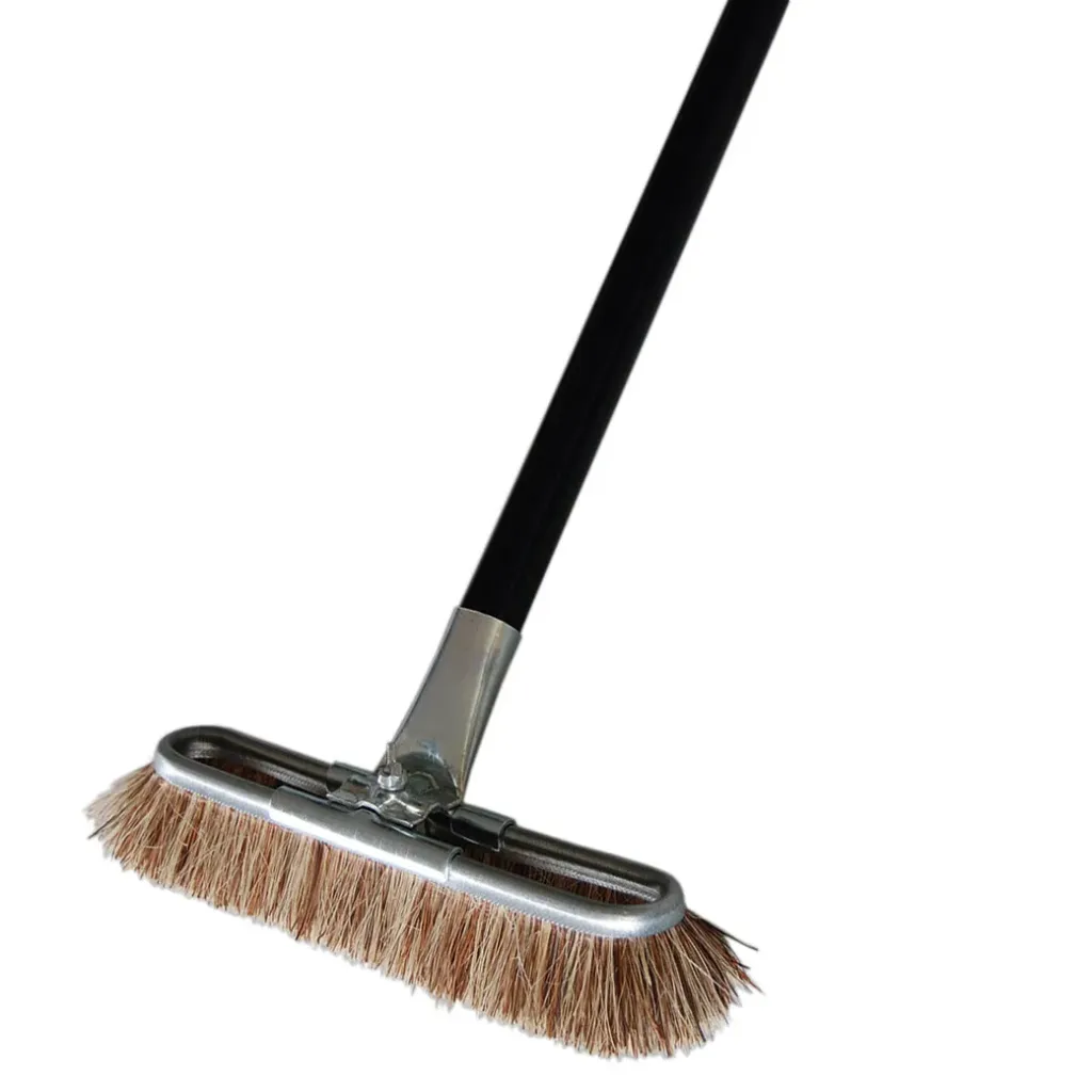 Brosse à récurer 23cm, avec manche en métal