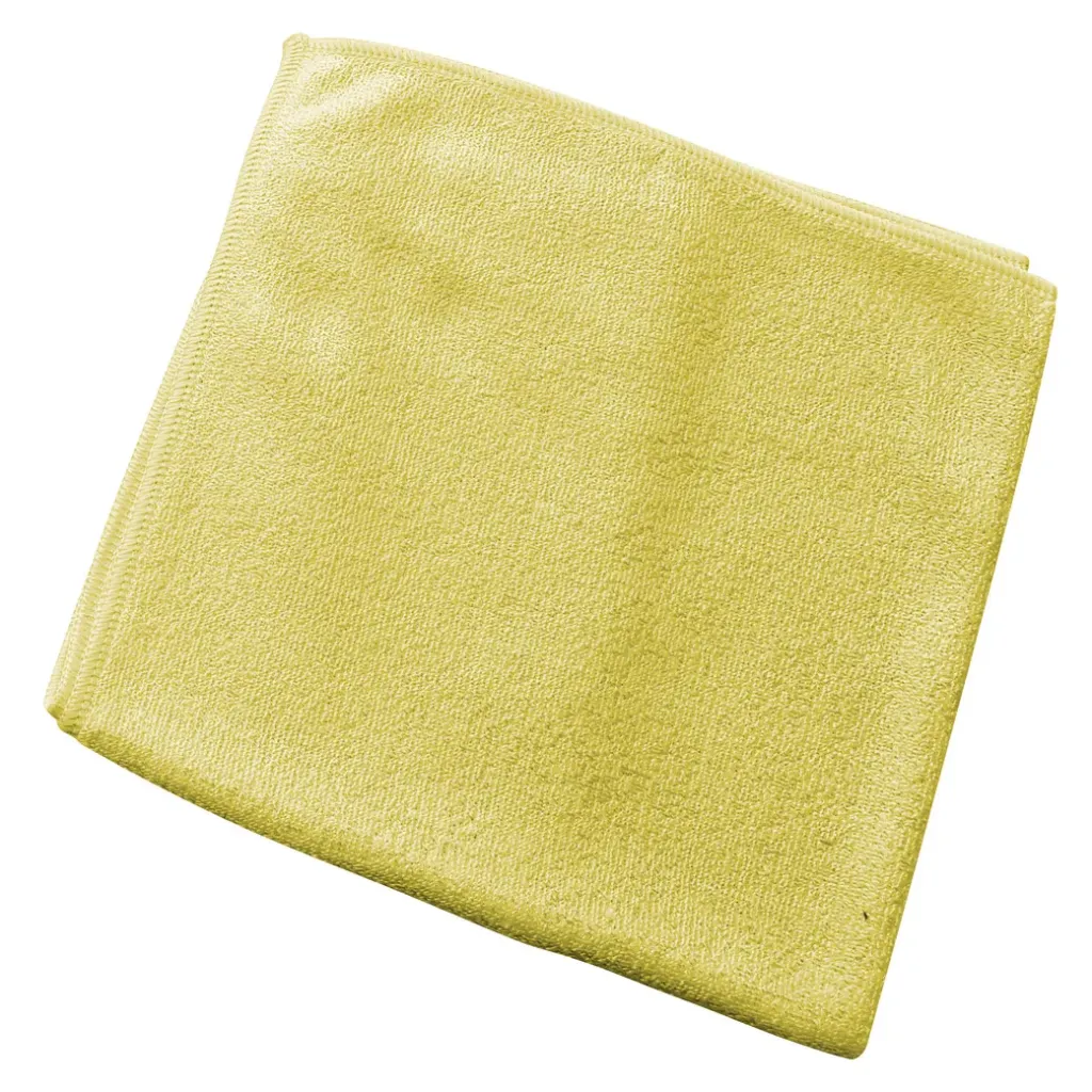 Chiffons microfibre, jaune (10 pièces)