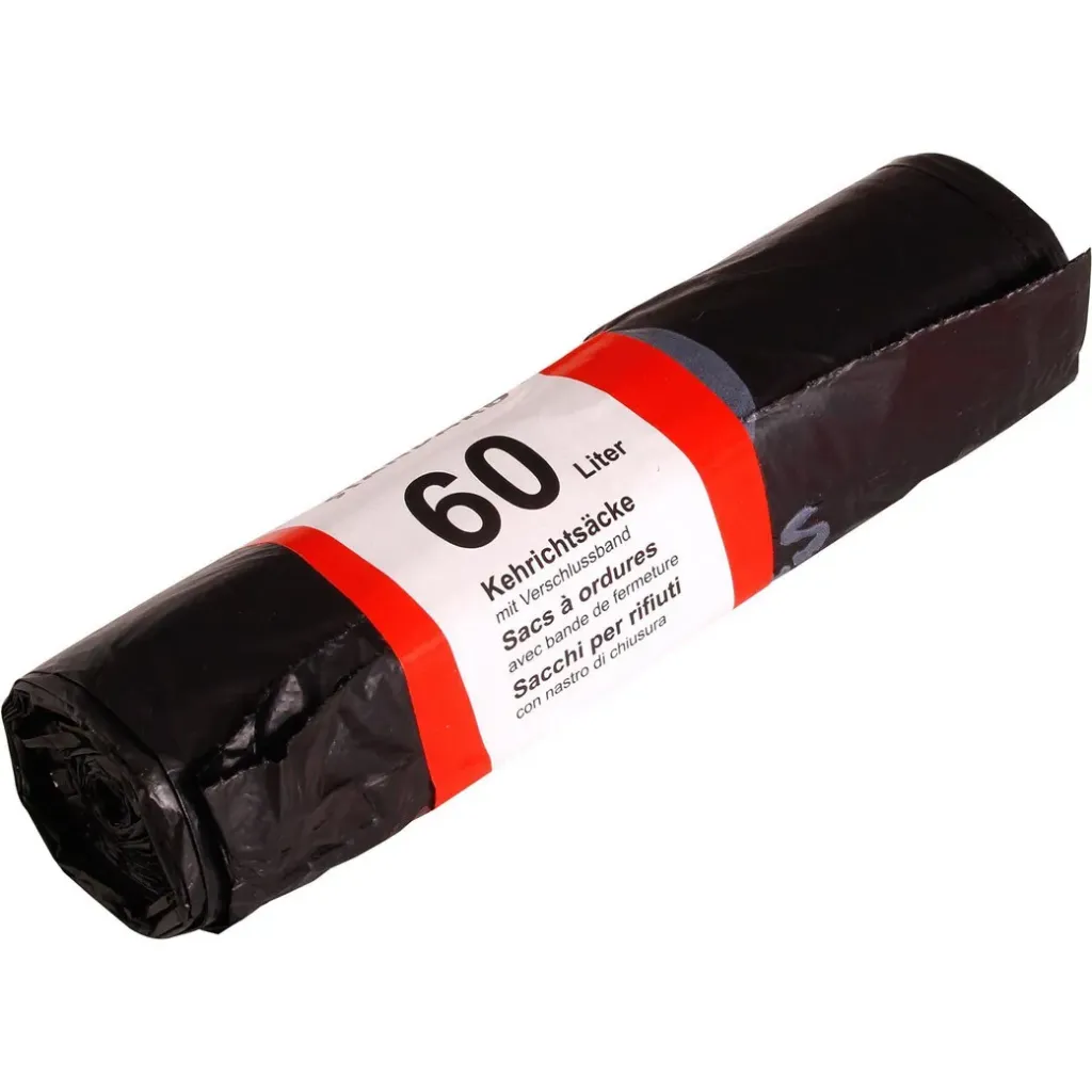 [900.063B] Sacs poubelle Budget 60l (24 rouleaux de 10 pcs)