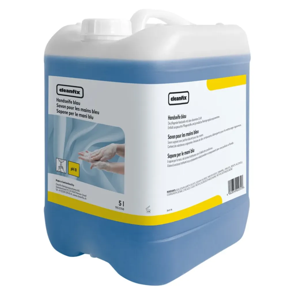 Savon crème pour les mains 5l, bleu