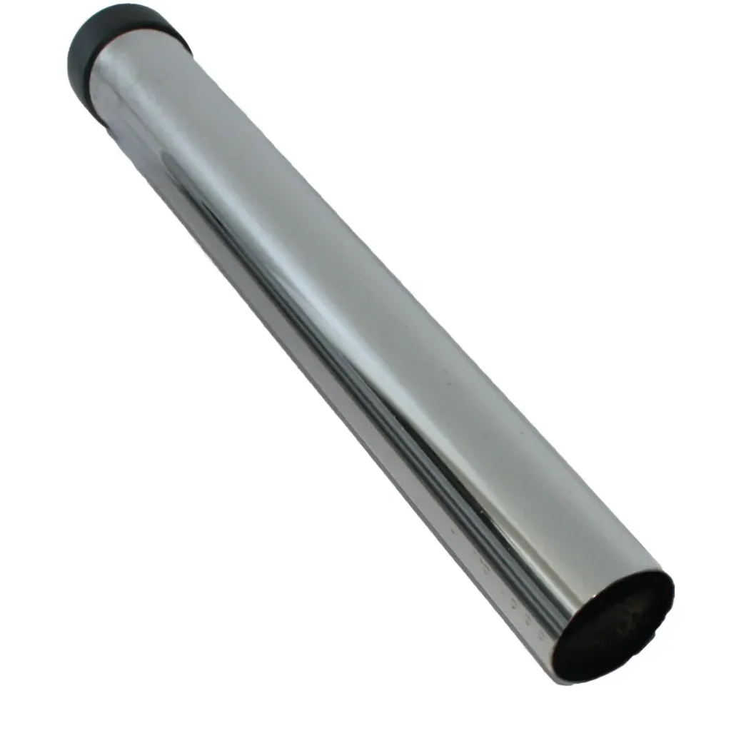 Tube en acier chromé court 22cm