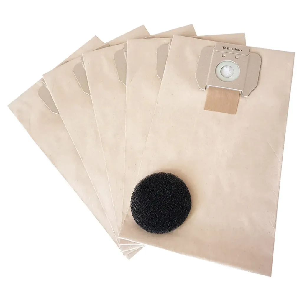 Sac papier (10 paquet à 5 sacs)