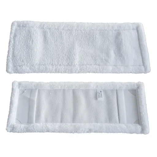 Mop microfibre plate avec poches, 40 centimètres